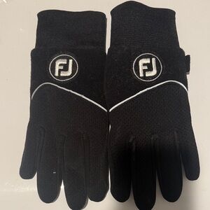 Golf ⛳️ FootJoy Black Gloves with Logo
